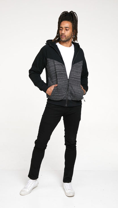 D555 Full Zip Hoodie Sweatshirt with Sherpa Lining S-8XL