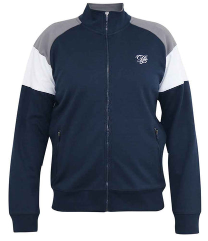 D555 Couture Tracksuit Full Zip Two-Tone Navy Sweatshirt and Joggers