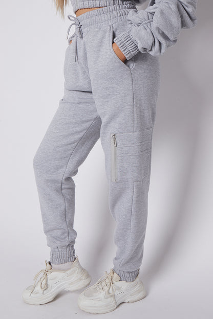 Tracksuit with Ruched Sleeves 2-Piece Set