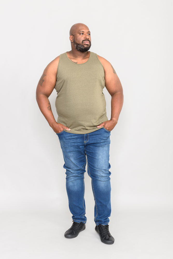 D555 Duke Basic Summer Muscle Vest M-8XL