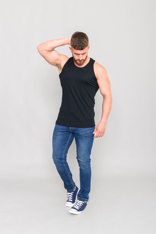 D555 Basic Summer Muscle Vest M-8XL - 9 Colours