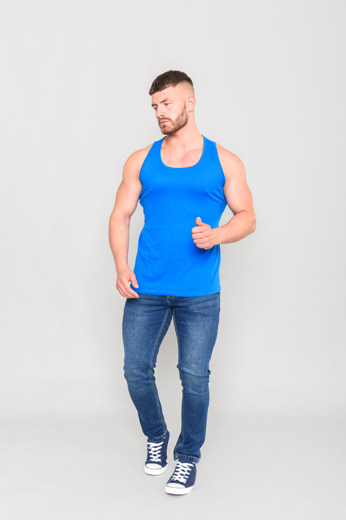 D555 Duke Basic Summer Muscle Vest M-8XL