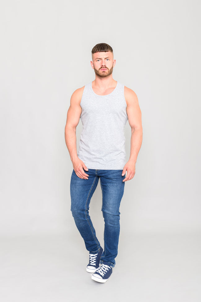 D555 Duke Basic Summer Muscle Vest M-8XL