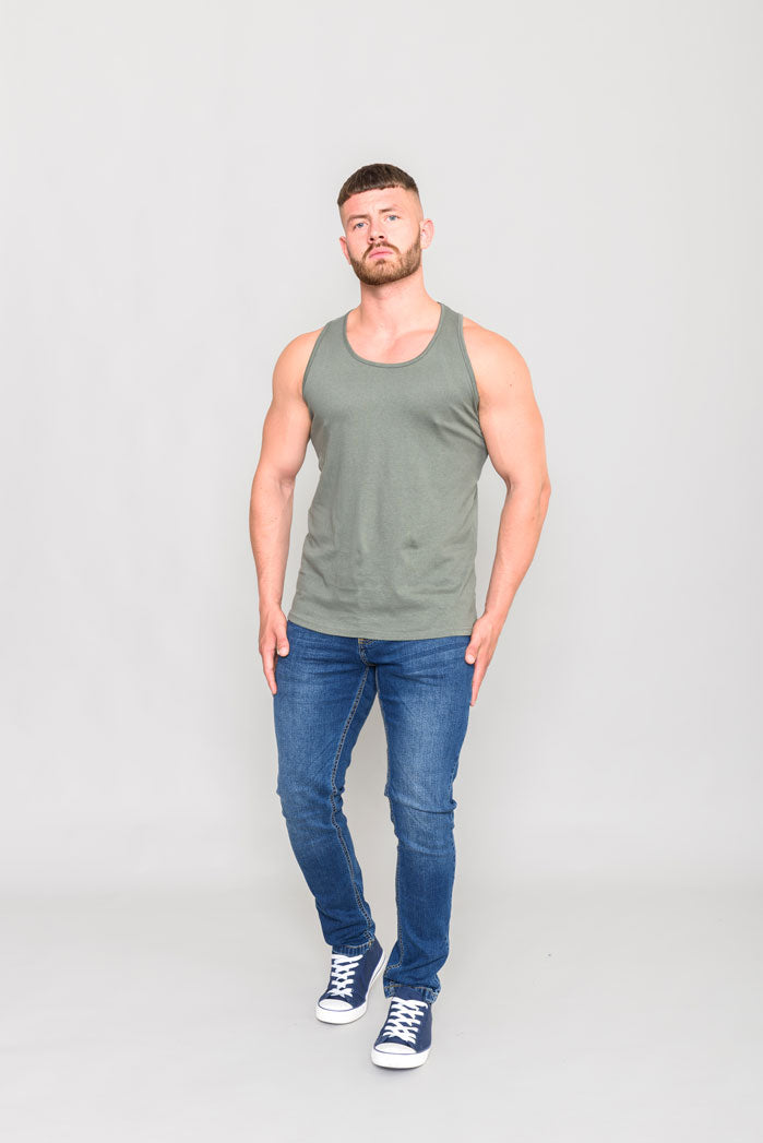 D555 Duke Basic Summer Muscle Vest M-8XL