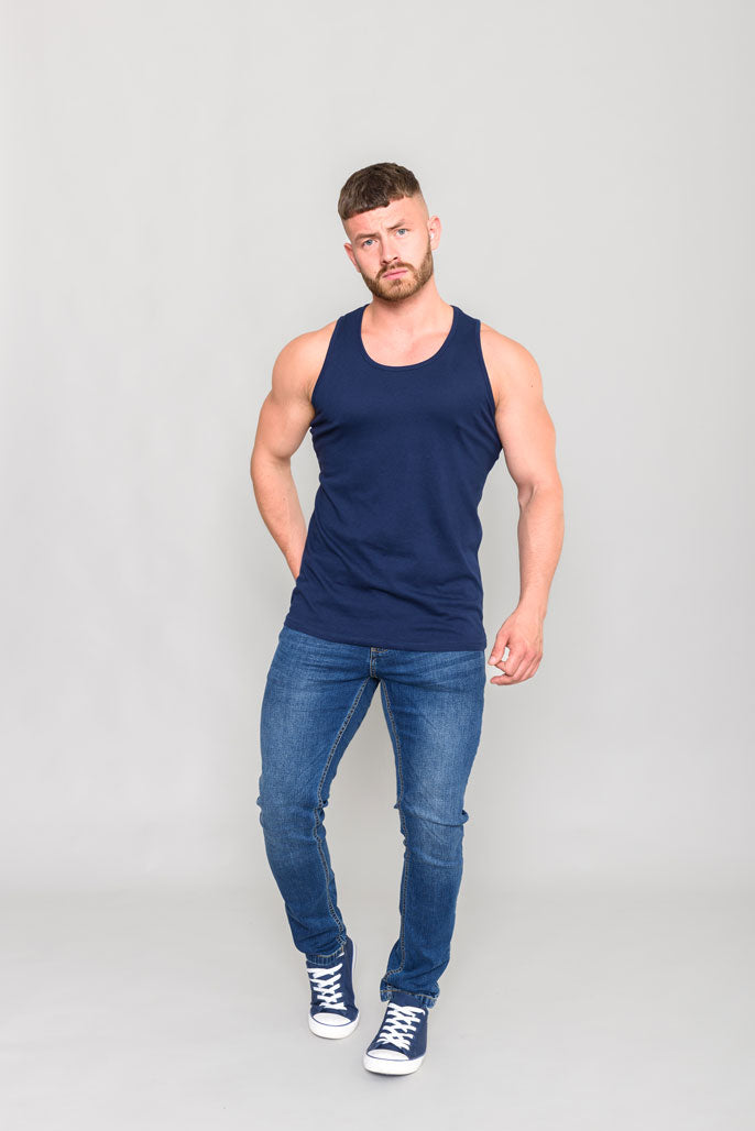 D555 Duke Basic Summer Muscle Vest M-8XL