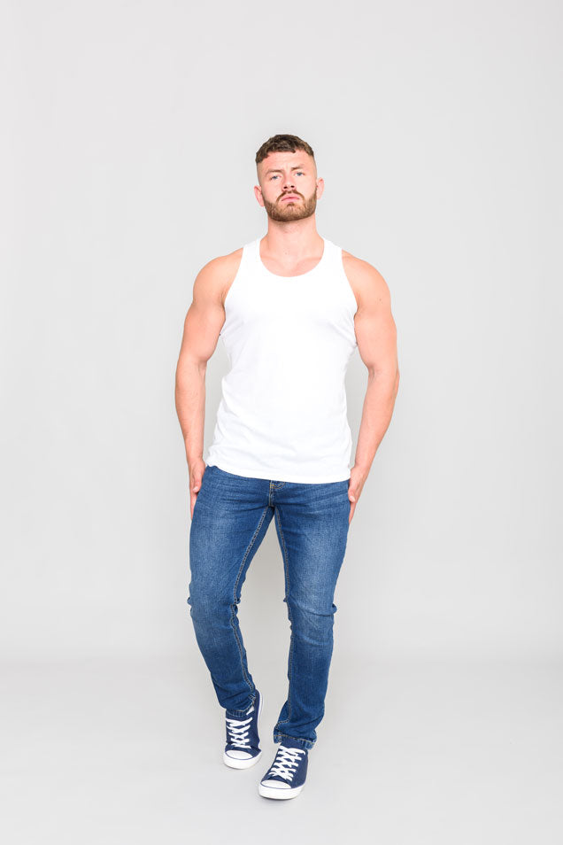 D555 Duke Basic Summer Muscle Vest M-8XL