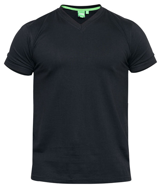 D555 V-Neck Cotton Short Sleeve T-Shirt