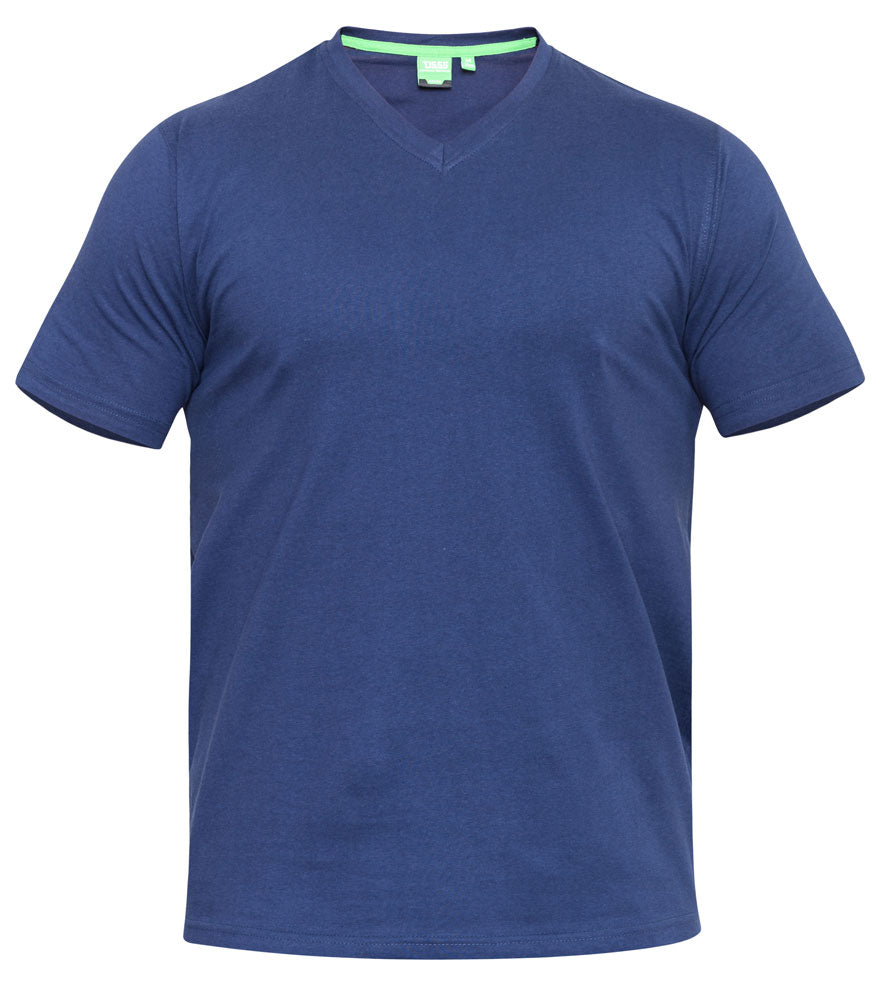 Duke D555 V-Neck Cotton Short Sleeve T-Shirt