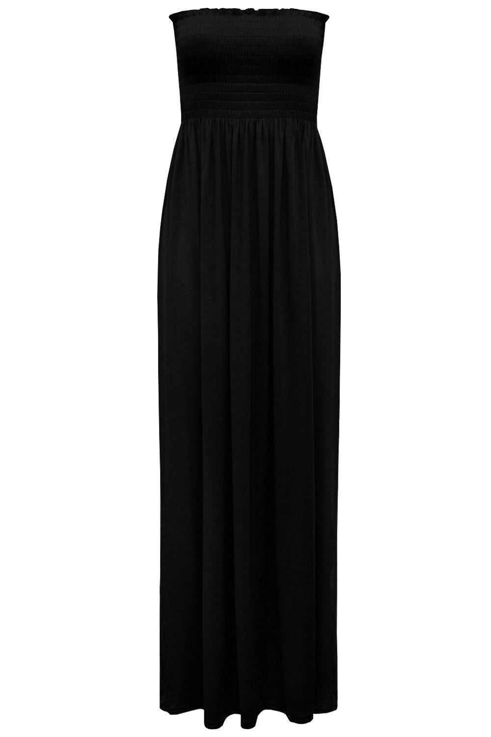 Long Summer Bandeau Maxi Dress