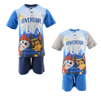 Paw Patrol Pyjamas Short Sleeve T-shirt and Shorts Pyjama Set