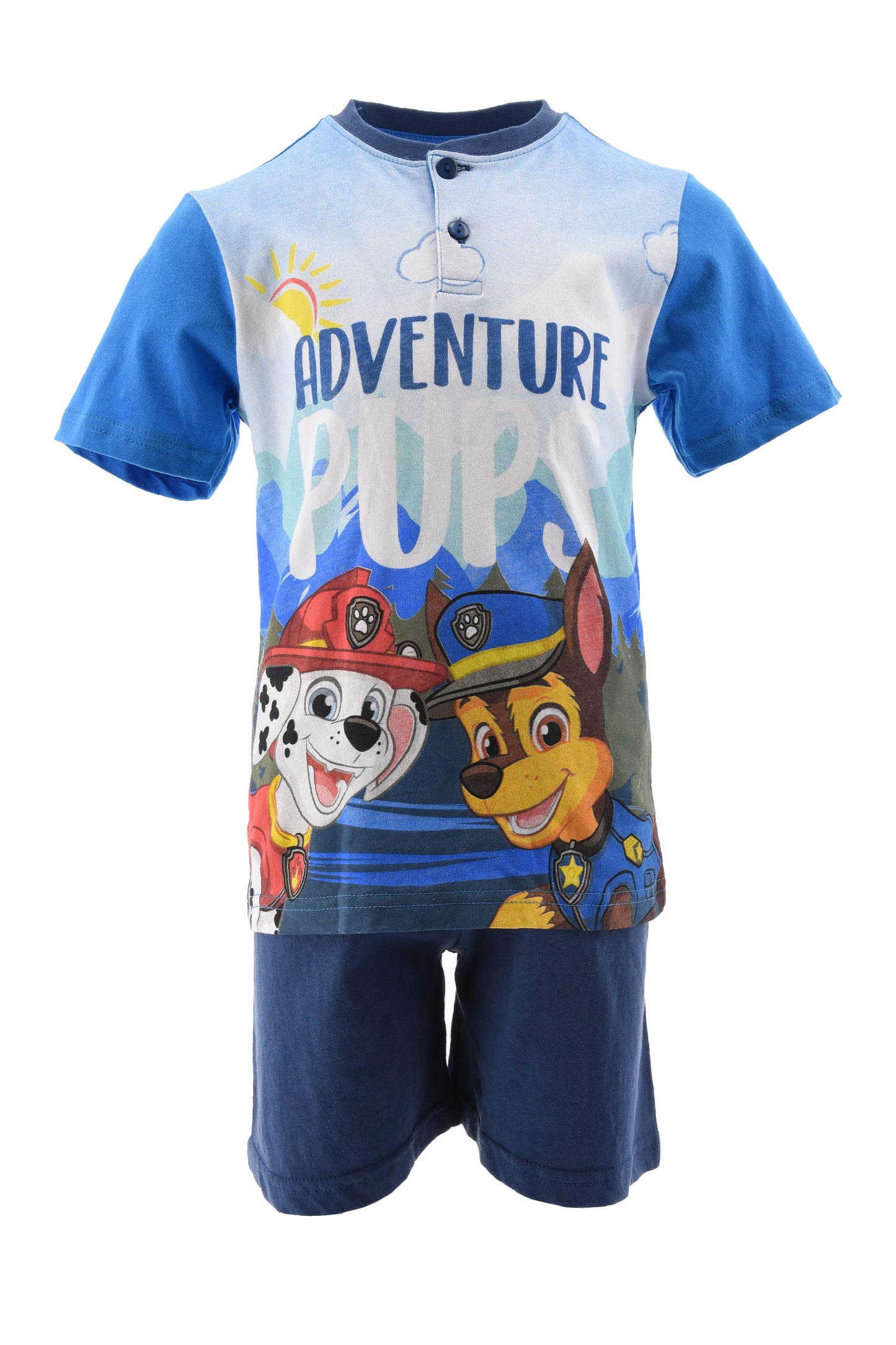 Paw Patrol Pyjamas Short Sleeve T-shirt and Shorts Pyjama Set