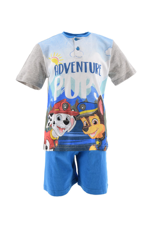 Nickelodeon Paw Patrol Pyjamas Short Sleeve T-shirt and Shorts Pyjama Set