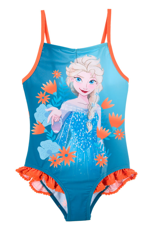 Disney Frozen Swimming Costume Elsa One-Piece Swimsuit
