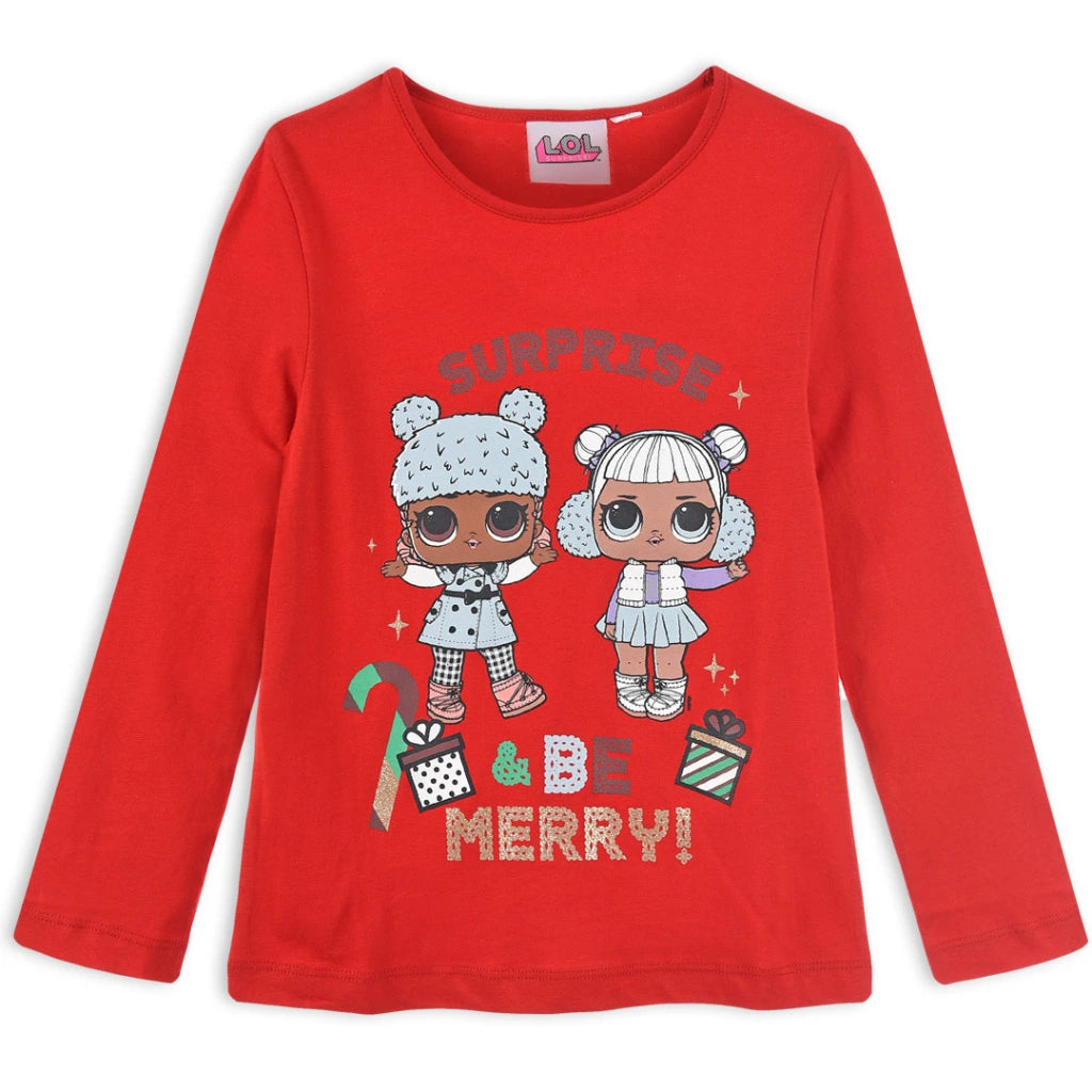 L.O.L. Surprise Dolls Christmas Winter Theme Long Sleeve T-Shirt