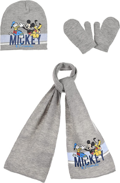 Disney Mickey Mouse & Friends Hat Scarf & Gloves Set