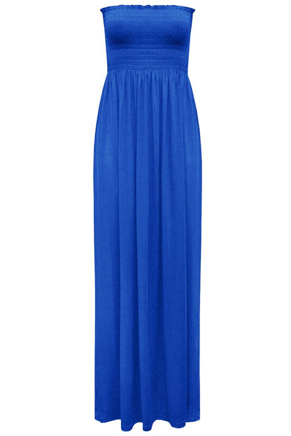 Long Summer Bandeau Maxi Dress