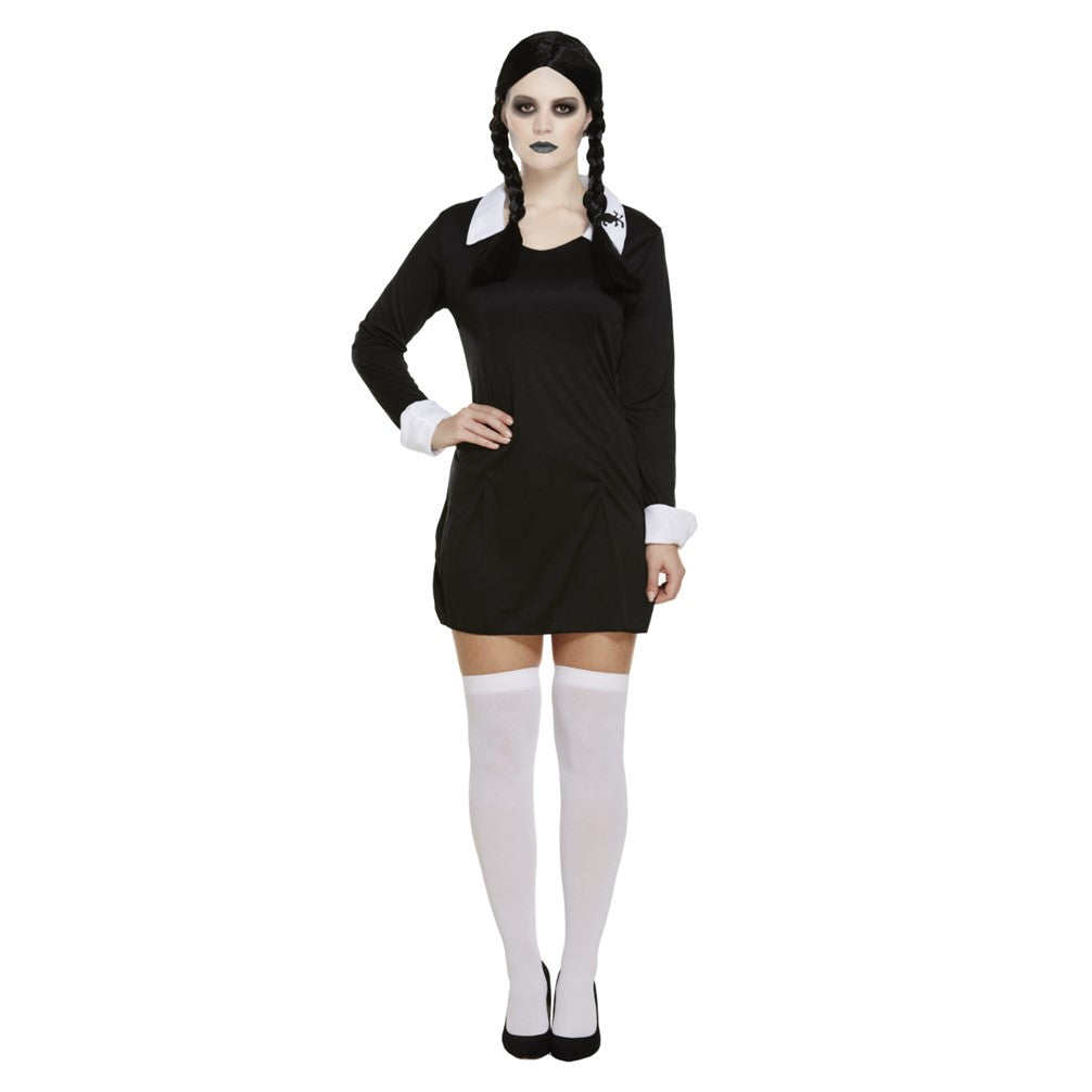 Scary Daughter Wednesday Addams 2-Piece Costume Set