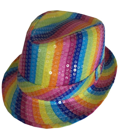 Pride Rainbow Cowboy & Gangster Hats LGBTQ+ Parade