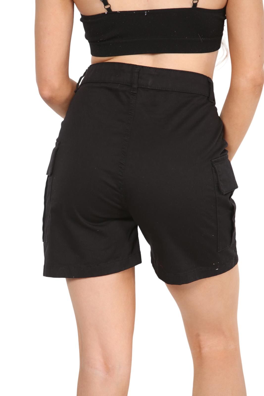 Stretch Cotton Cargo Shorts