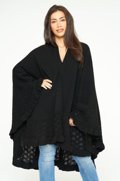 Knit Poncho Shrug