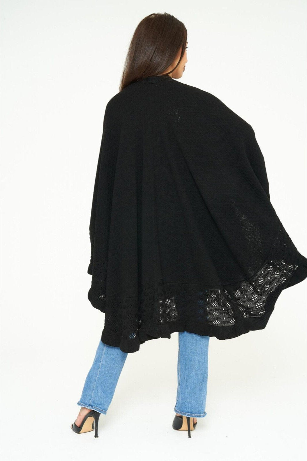 Knit Poncho Shrug