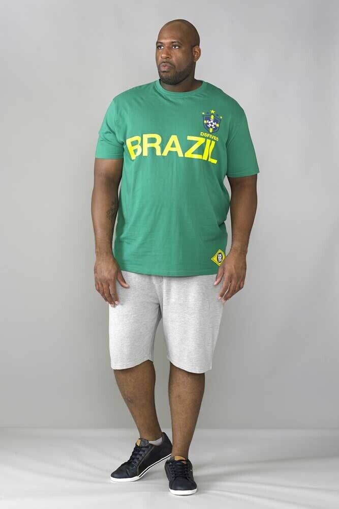 D555 Unisex World Cup Football England & Brazil Short Sleeve T-Shirts S-6XL