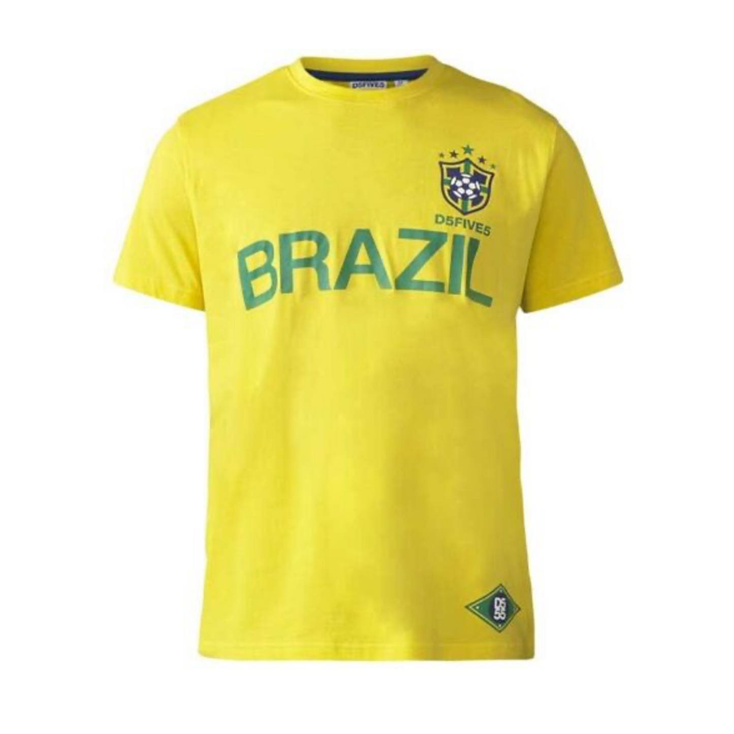 D555 Unisex World Cup Football England & Brazil Short Sleeve T-Shirts S-6XL