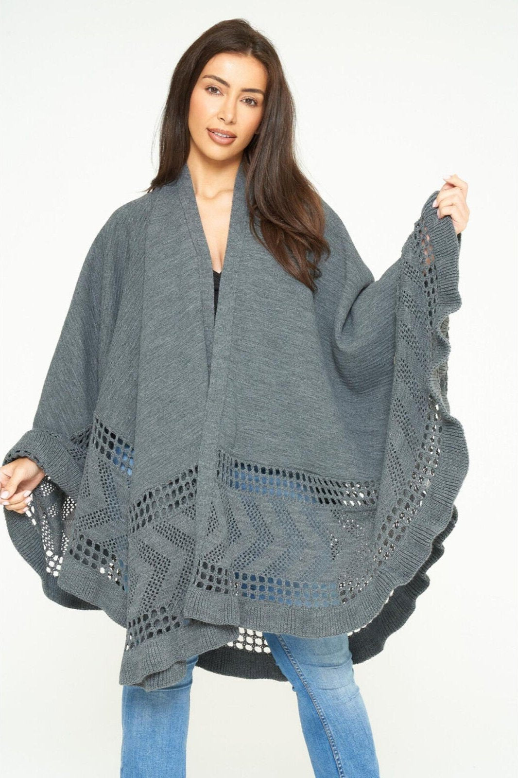 Knit Poncho Shrug