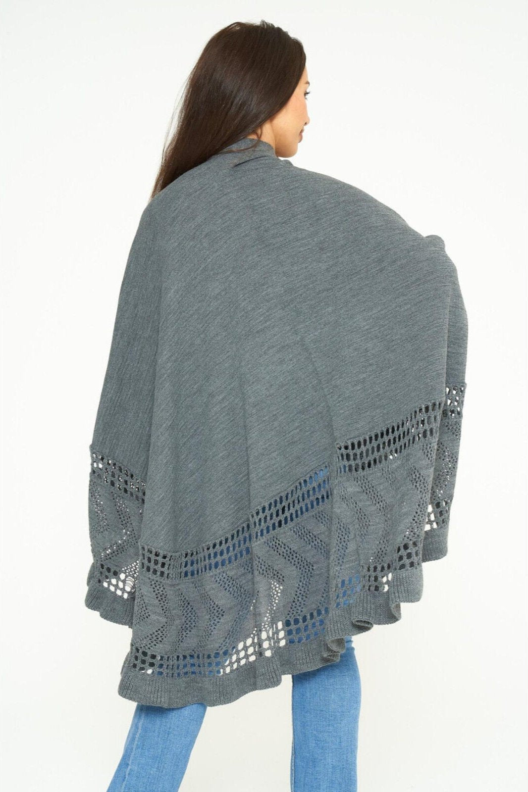 Knit Poncho Shrug