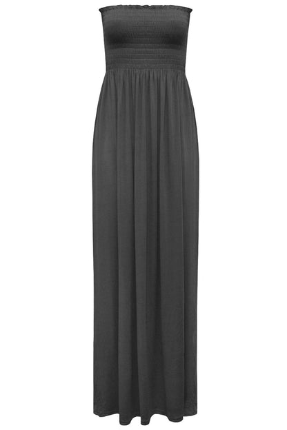 Long Summer Bandeau Maxi Dress