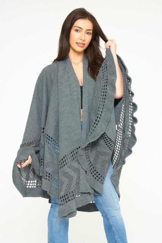 Knit Poncho Shrug