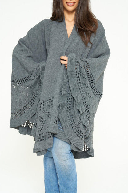 Knit Poncho Shrug