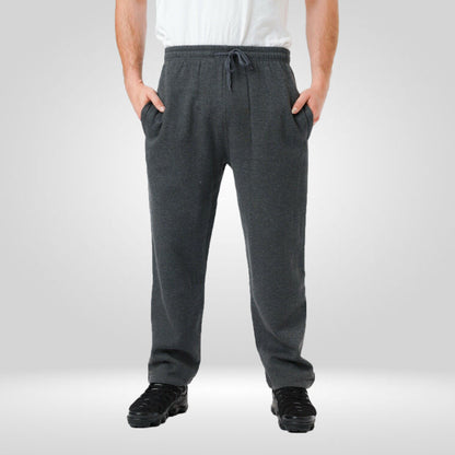 Open Hem Jogging Bottoms Plus Size