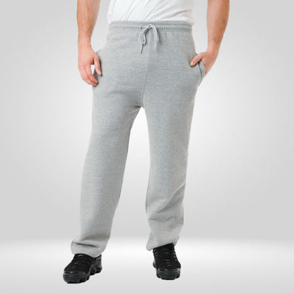 Open Hem Jogging Bottoms Plus Size