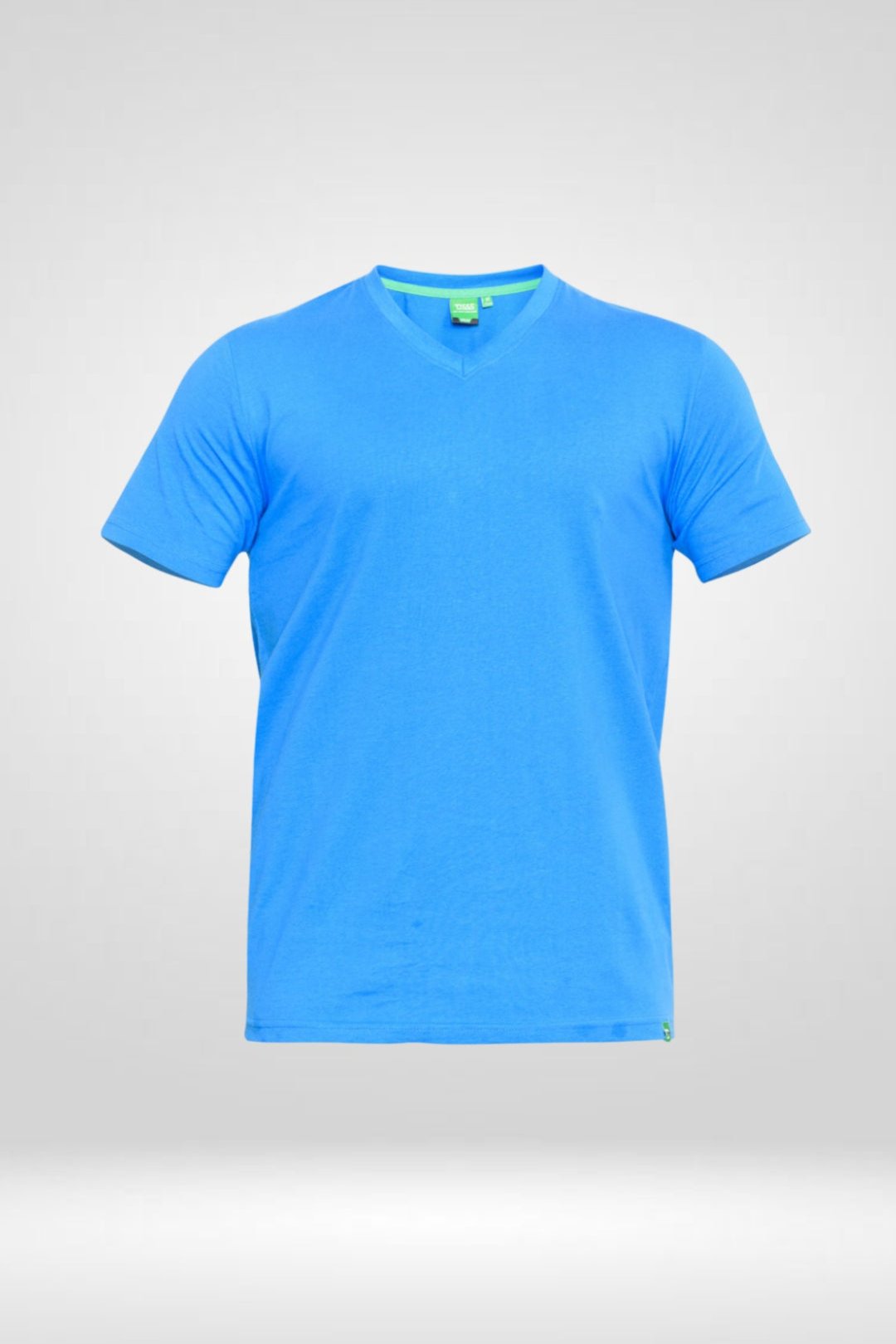 D555 V-Neck Cotton Short Sleeve T-Shirt M-8XL - 9 Colours