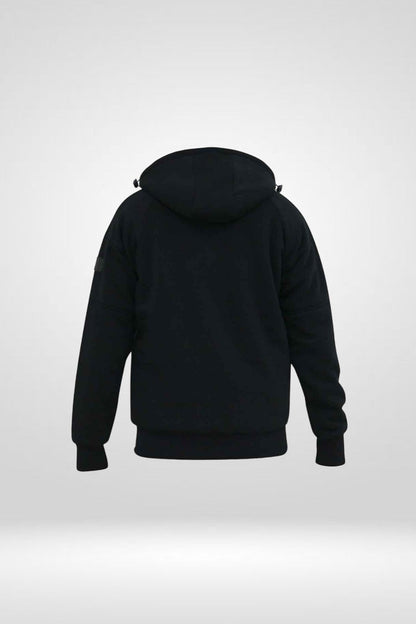 D555 Full Zip Hoodie Sweatshirt with Sherpa Lining S-8XL