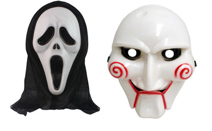 Halloween Horror Vendetta Saw Anonymous Hockey Clown Ghost Scream Masks