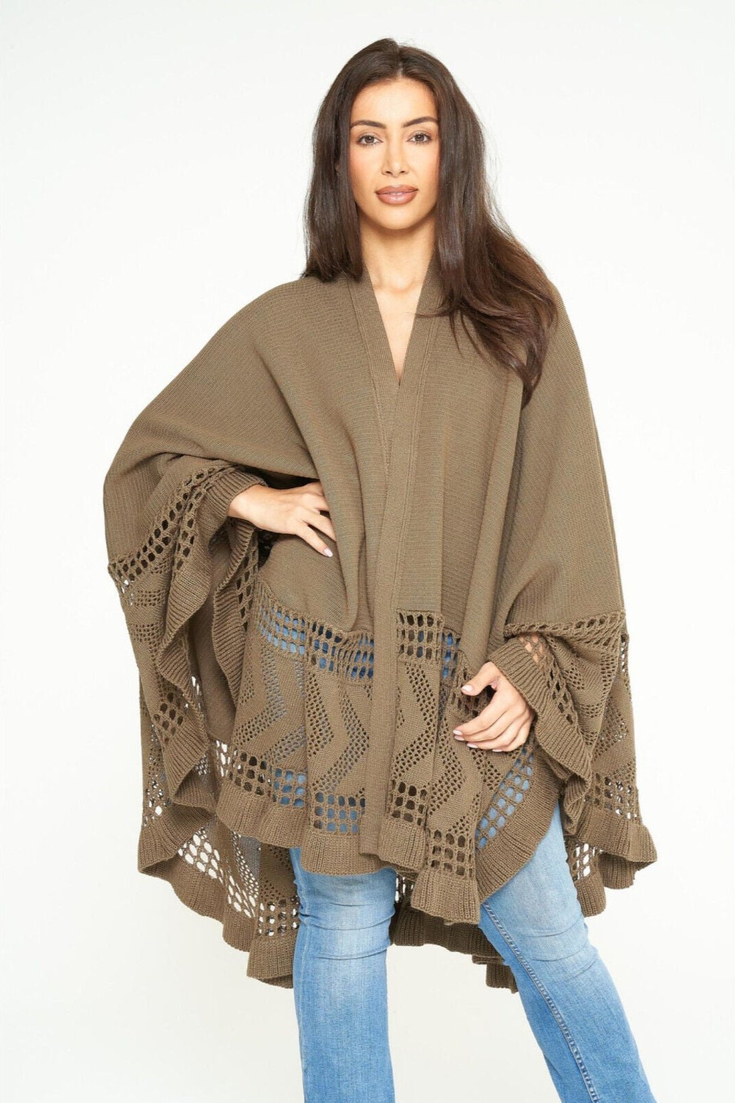 Knit Poncho Shrug