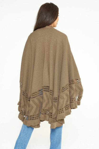 Knit Poncho Shrug