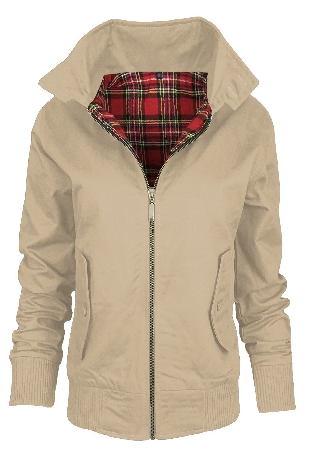 Ladies "Harrington" Style Stone Jacket.