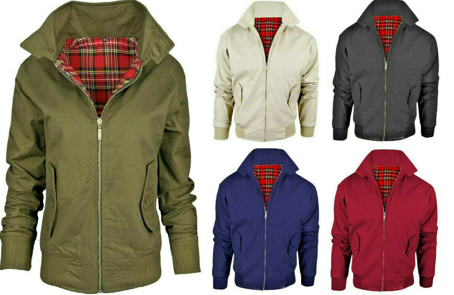 Men's Harrington Vintage Inspired Jackets.