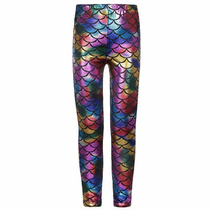 Mermaid & Star Metallic Leggings