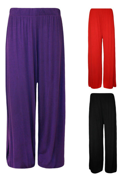 Ladies Wide Leg Palazzo Pants