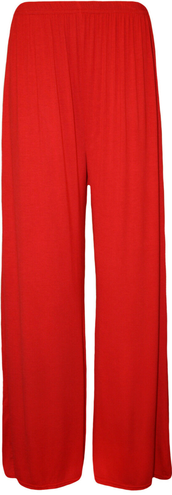 Ladies Wide Leg Red Palazzo Pants.