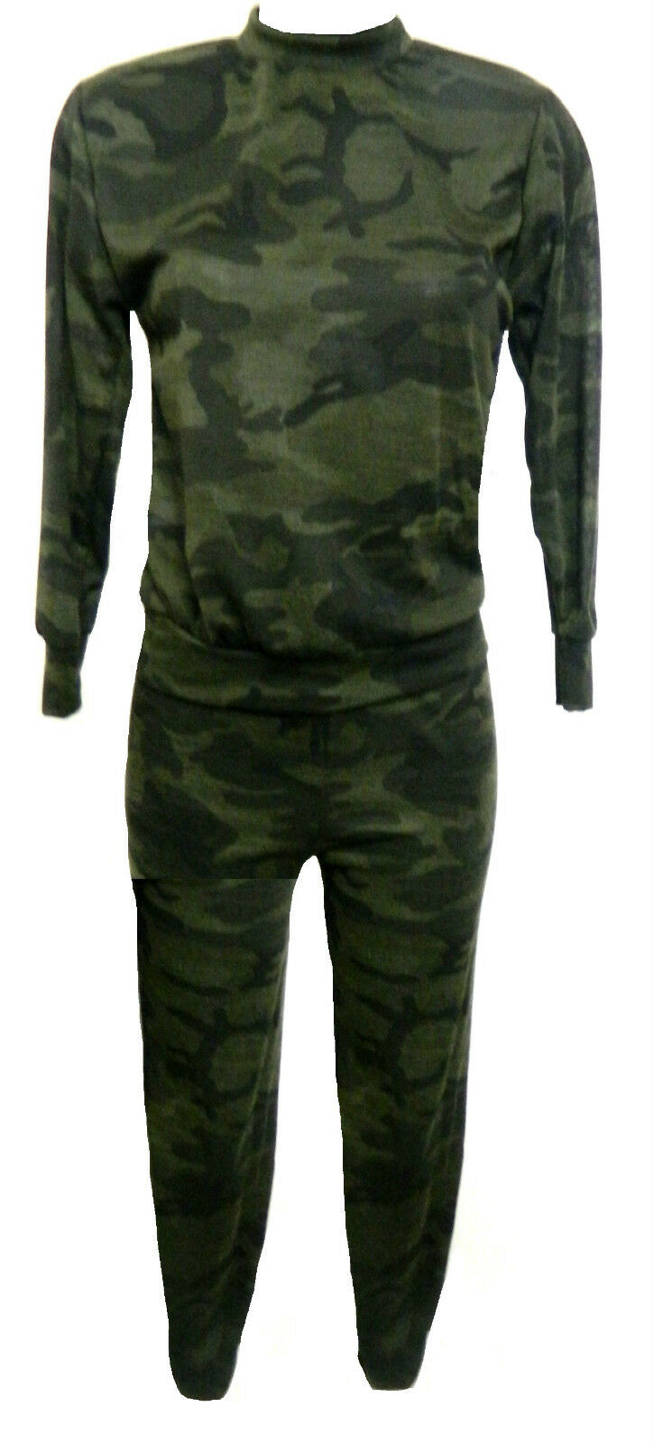 Children's Green Camo Loungewear Set.