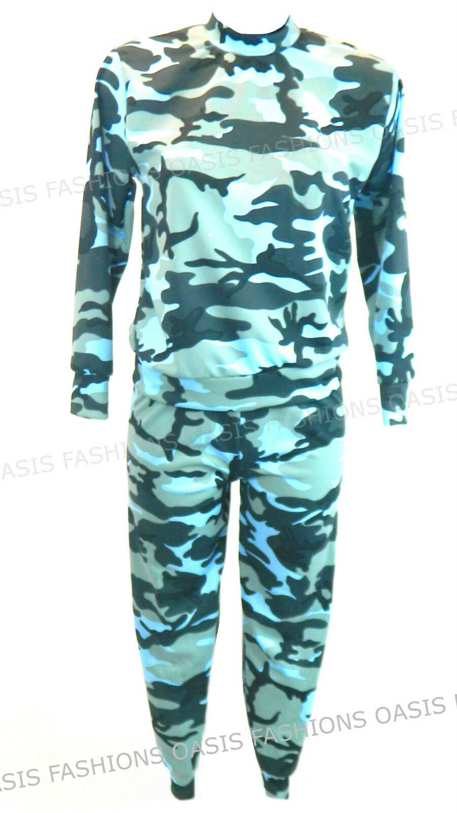 Children's Blue Camo Loungewear Set.