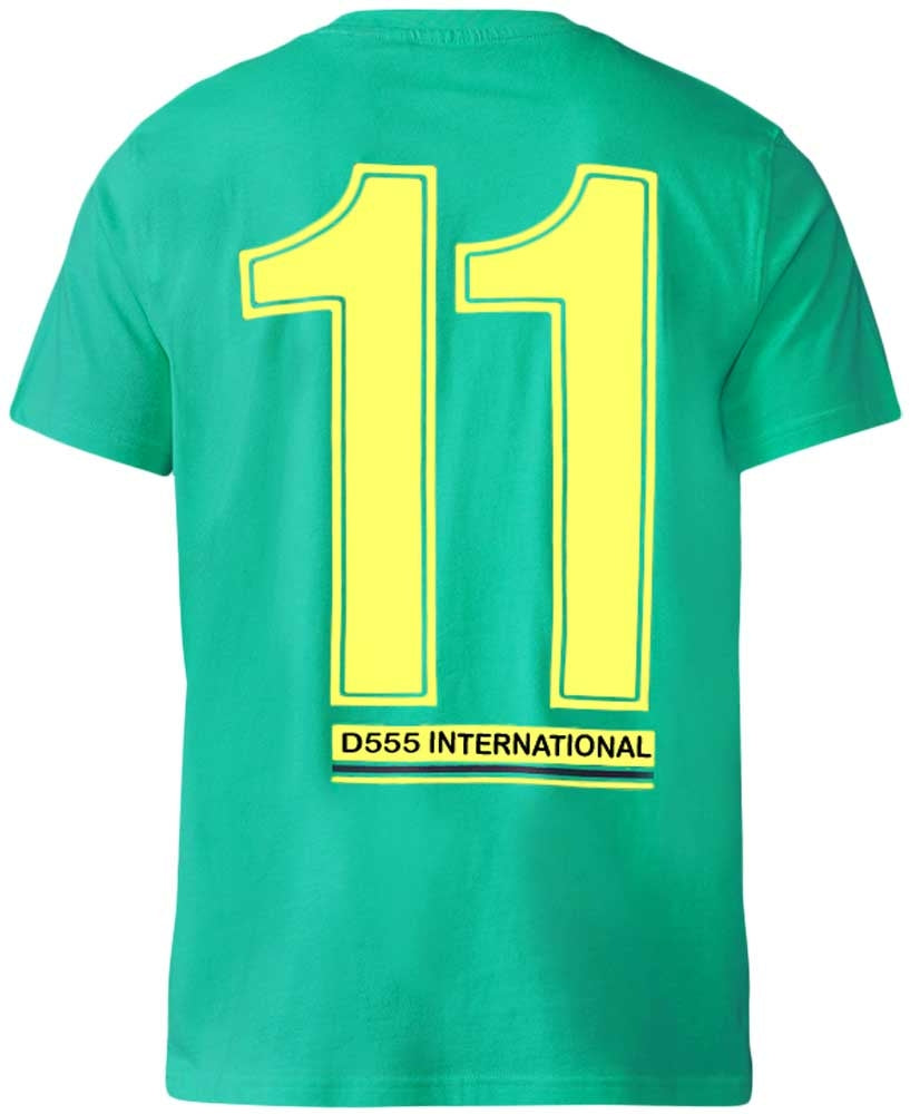 D555 Unisex World Cup Football England & Brazil Short Sleeve T-Shirts S-6XL