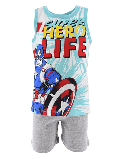 Marvel Avengers Captain America Vest and Shorts Set