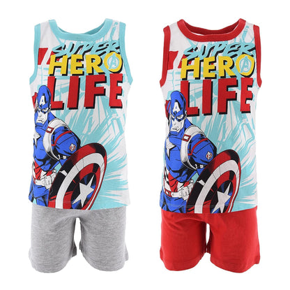 Marvel Avengers Captain America Vest and Shorts Set