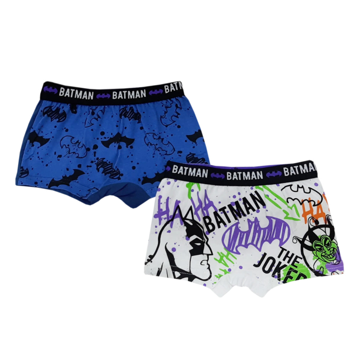 DC Comics Batman 2 Pack Boxer Shorts Underwear Set